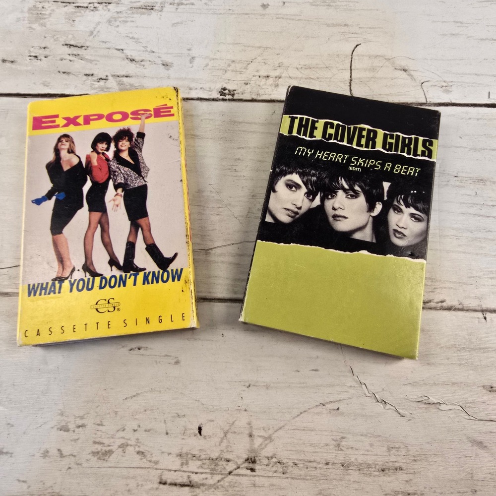 Vintage Expose What You Don't Know & The Cover Girls Cassette Single Bundle 1989